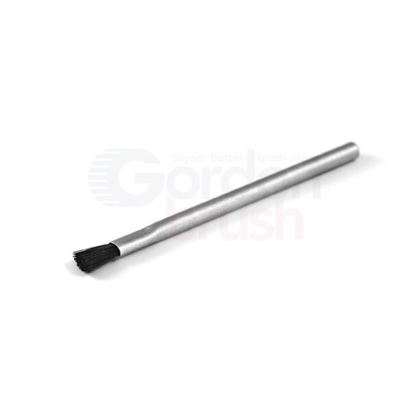 Nylon Bristle, Applicator Brush, Aluminum Handle, 12 PK